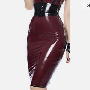 Vex Westward Bound latex skirt